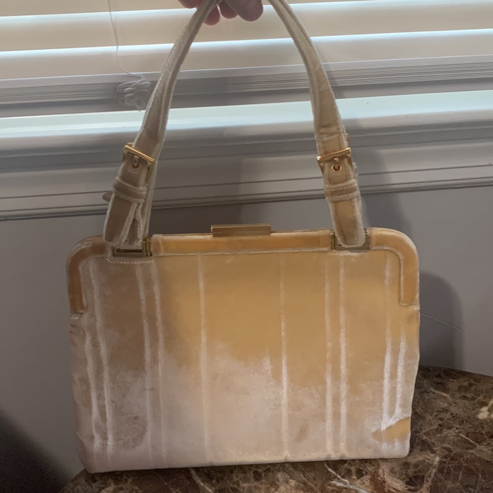 Vintage rare Velvet Prada handbag
